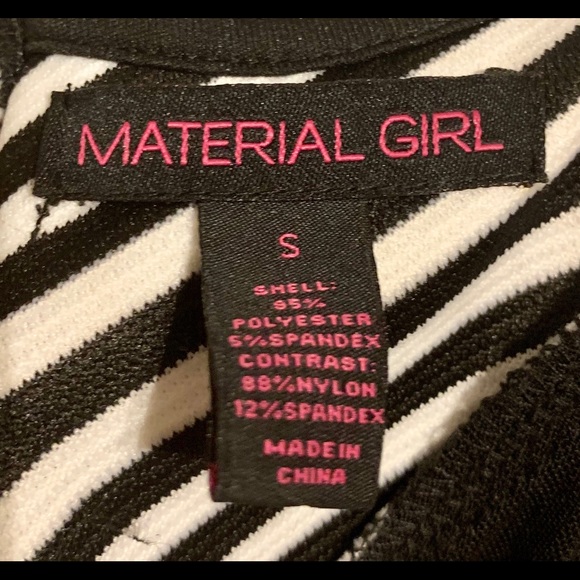 Never Worn Material Girl Striped Bodycon Dress - Picture 6 of 7